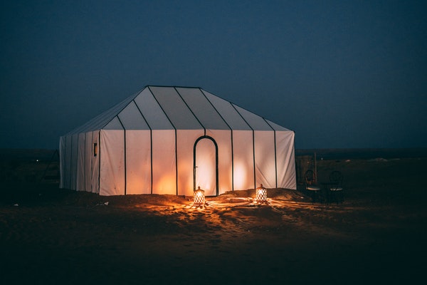 tent,stars,10 days from Casablanca