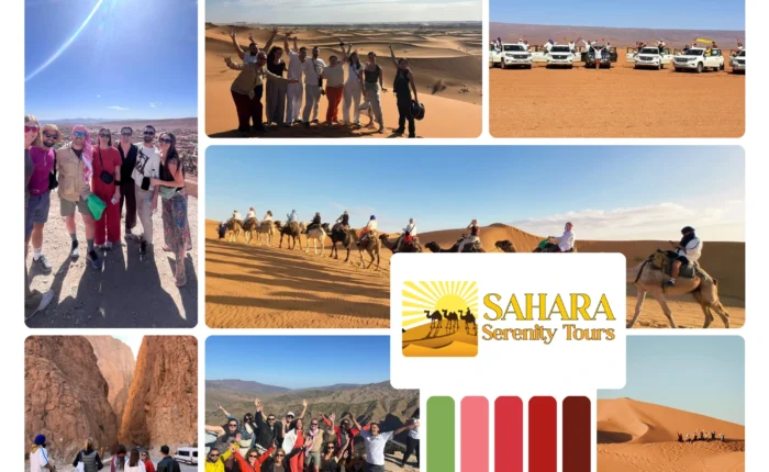 Studente in the desert for 4 day tour group in Morocco for students,3 days student tours to Morocco