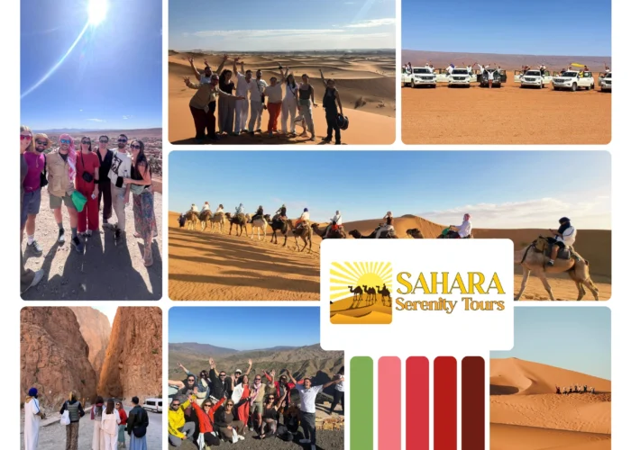 Studente in the desert for 4 day tour group in Morocco for students,3 days student tours to Morocco