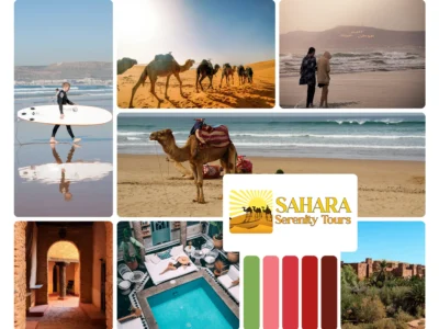 camel caravan,seakasbahs on a 9-Day Morocco luxury vacation