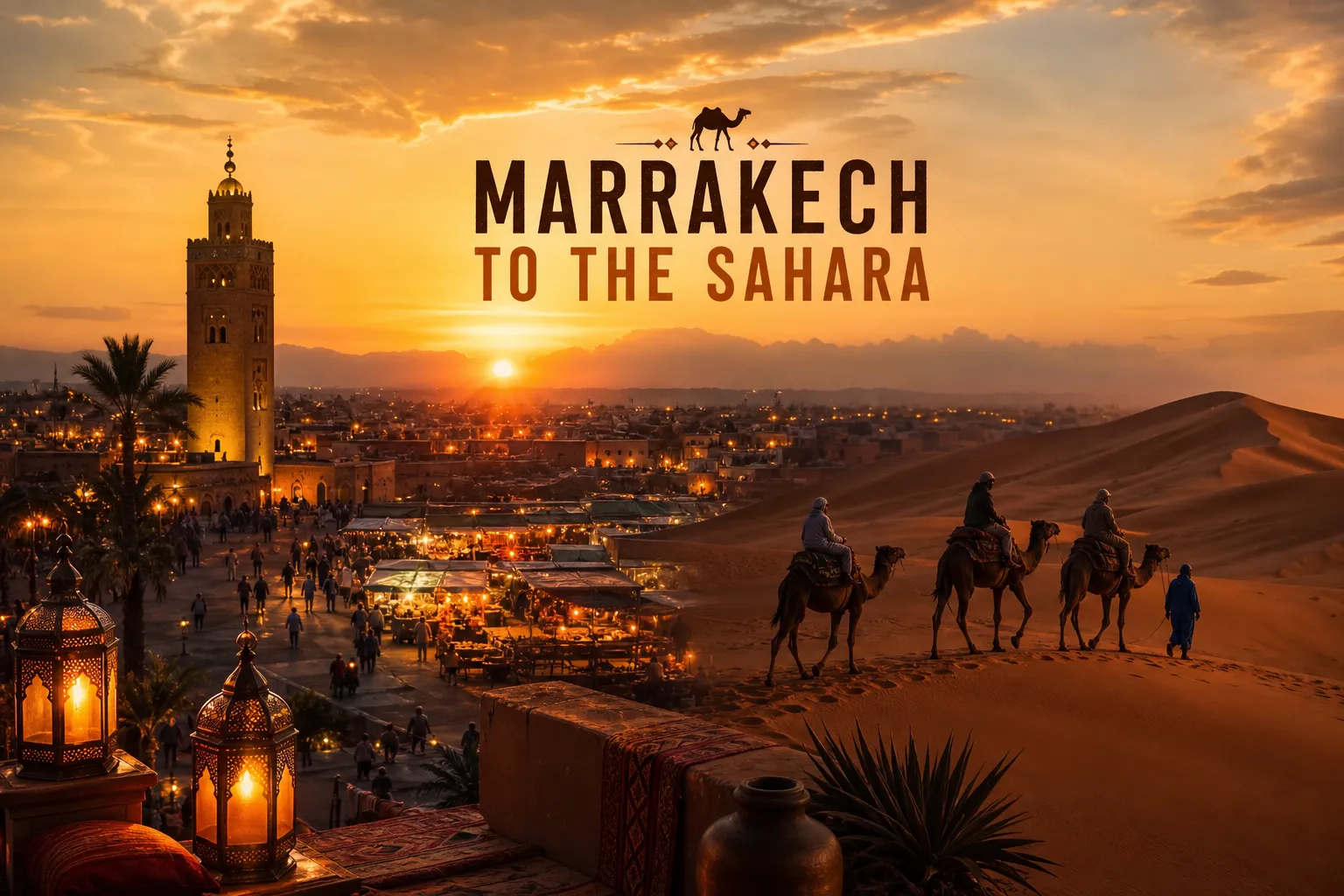 4-Day Morocco Itinerary: Marrakech to the Sahara Dunes