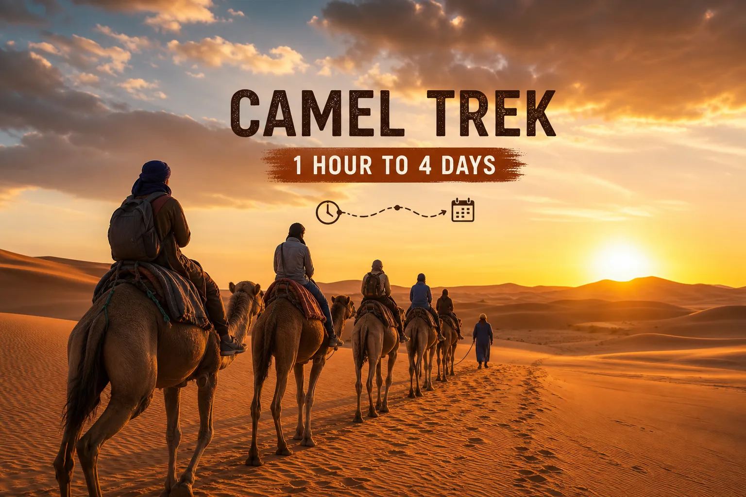 how long is a camel trek in morocco