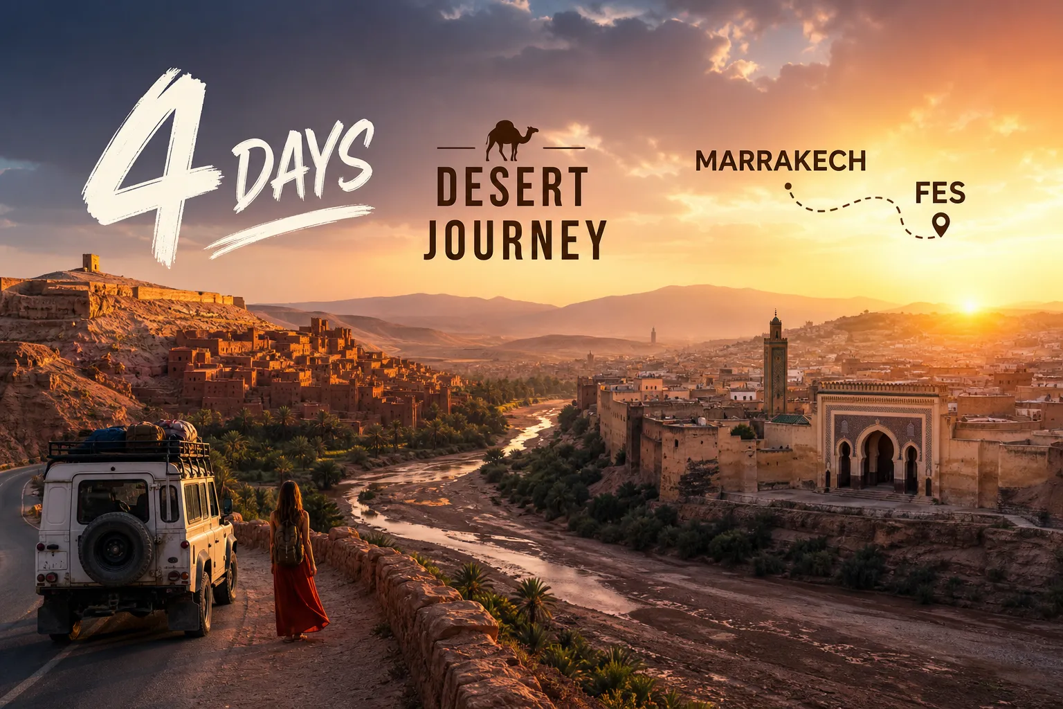 marrakech to fes 4 days