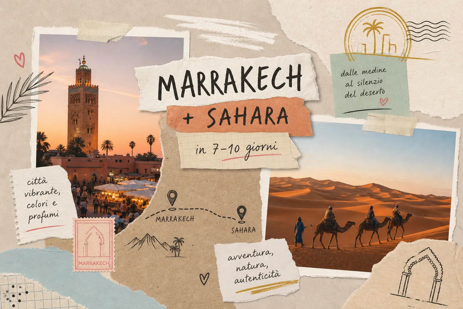Come combinare Marrakech e il Sahara in 7-10 giorni