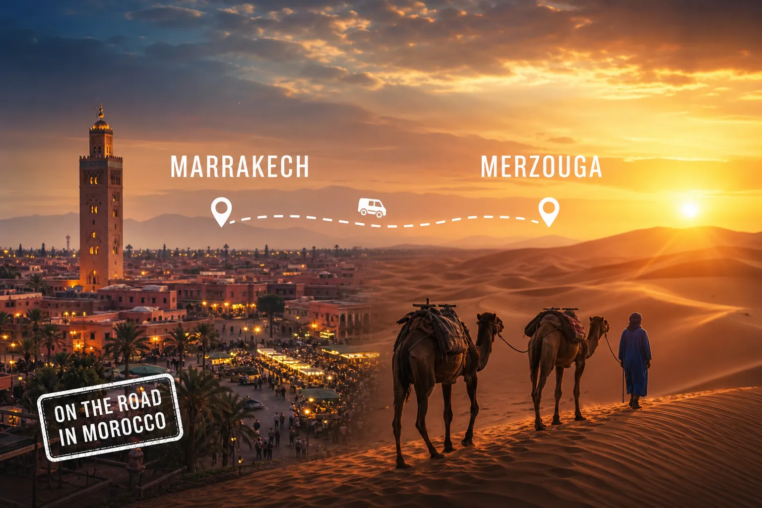 Da Marrakech a Merzouga: itinerario, tappe e costi
