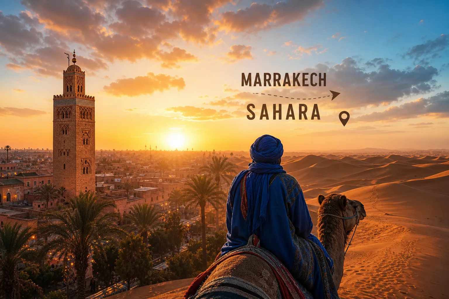 Da Marrakech al deserto del Sahara