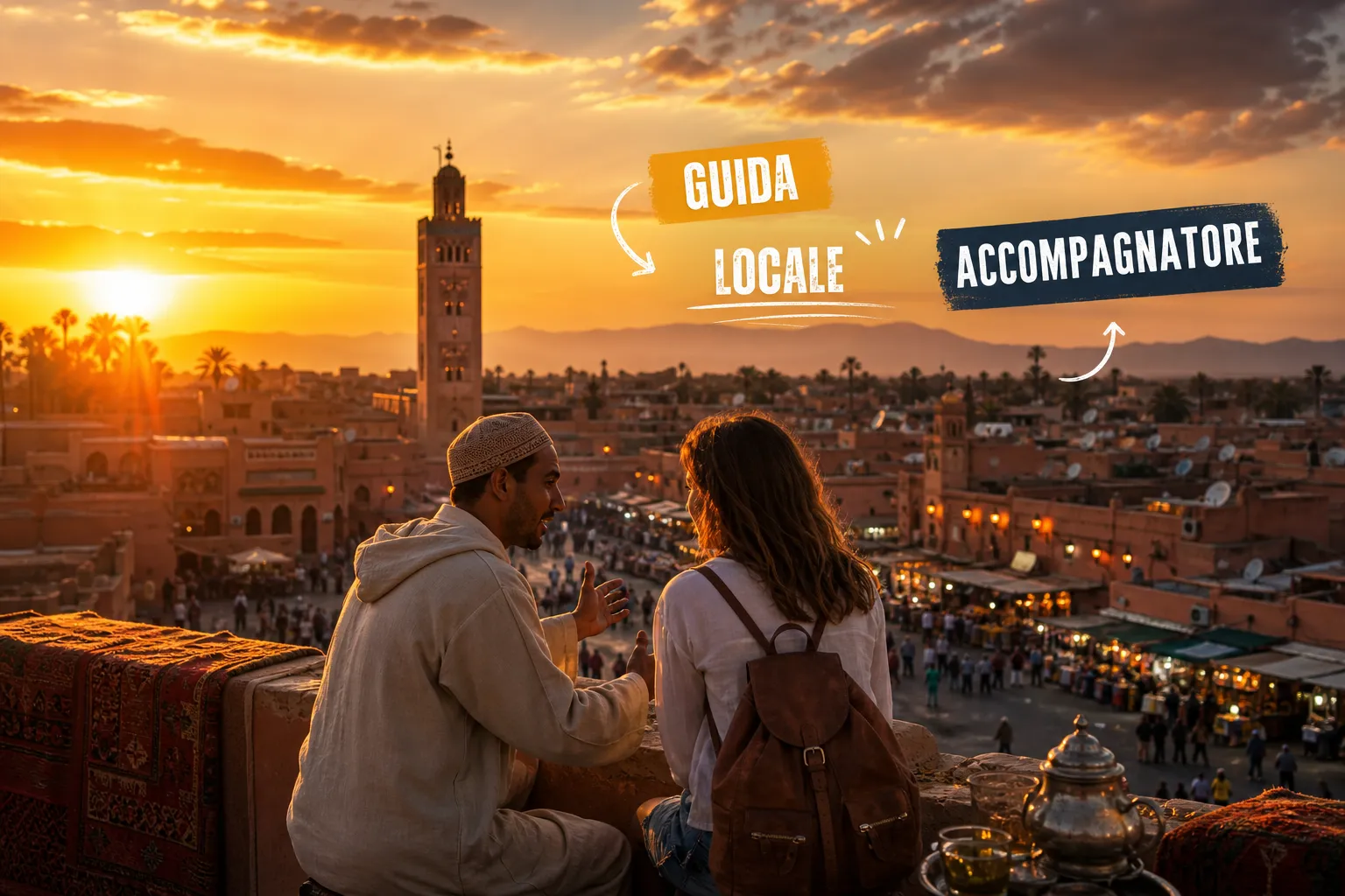 Guida italiana in Marocco: accompagnatore o locale?