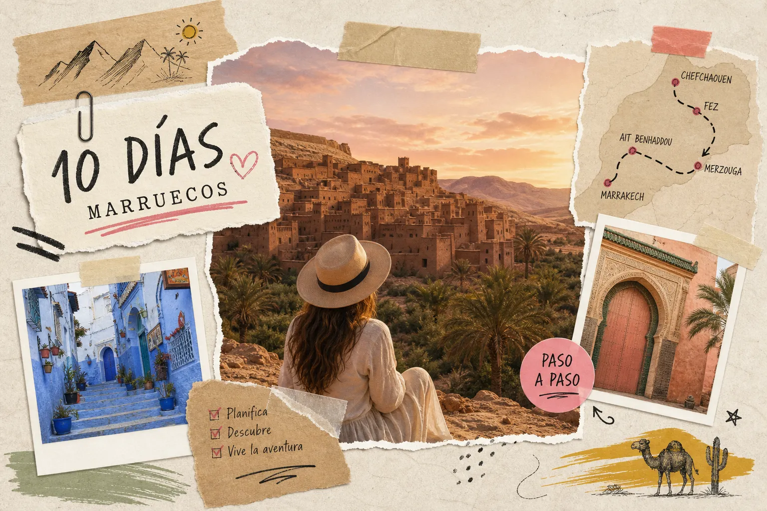 La ruta recomendada de 10 días por Marruecos, paso a paso