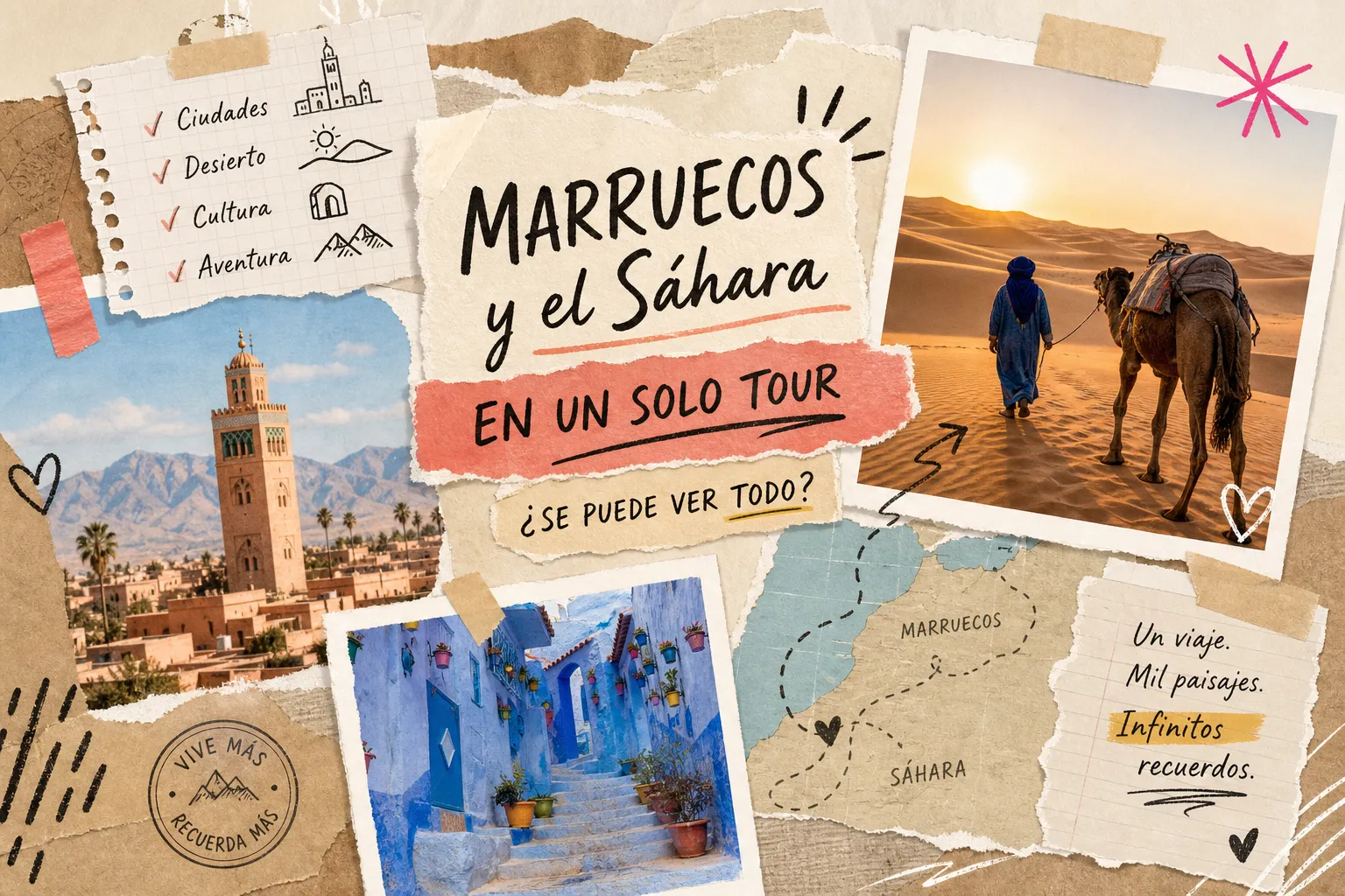 Marruecos y el Sáhara en un solo tour