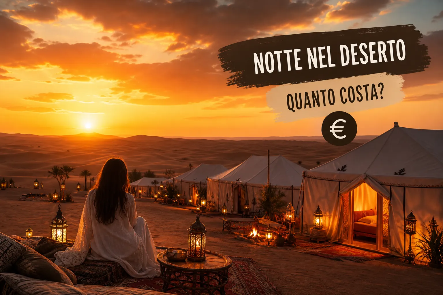Quanto costa una notte nel deserto del Marocco