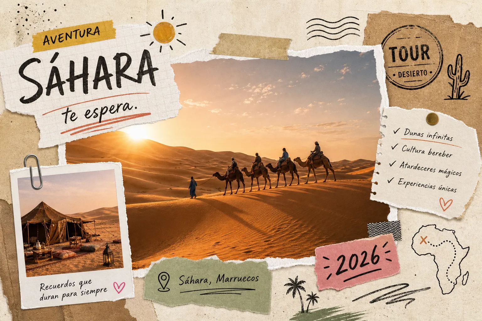 Tour al desierto del Sáhara