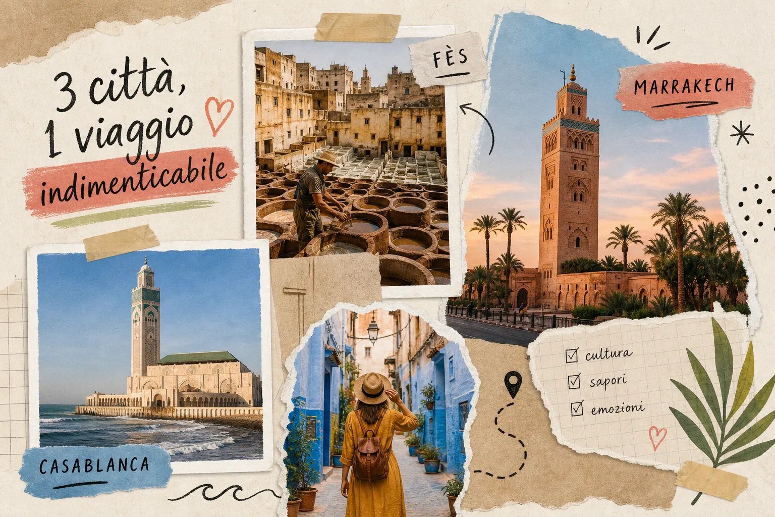Tour Fès, Marrakech e Casablanca: la guida completa
